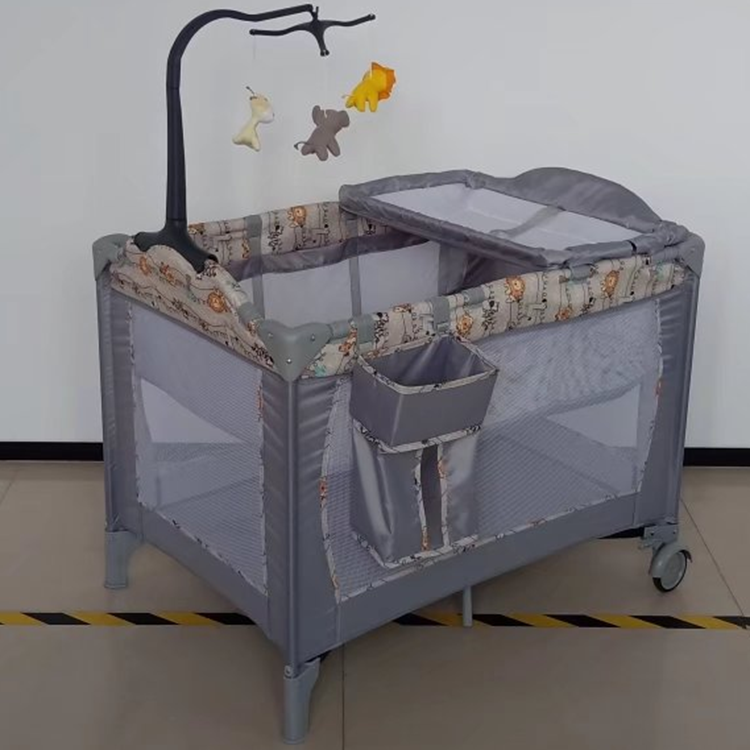 Manufacturer cheap 2022 Hot sale Foldable travel cot playpen