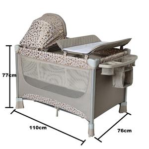Offre spéciale bébé lit de voyage bébé parc mode amovible bébé lit berceau avec table à langer multifonctionnel ensemble lit pour chambre