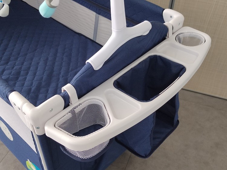 Manufacturer new design 2023 Hot sale Foldable baby Bedside crib travel cot playpen with printings
