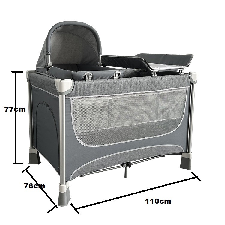 Baby travel cot baby playpen fashion Removable baby bed crib with diaper table multifunctional set bed for bedroom