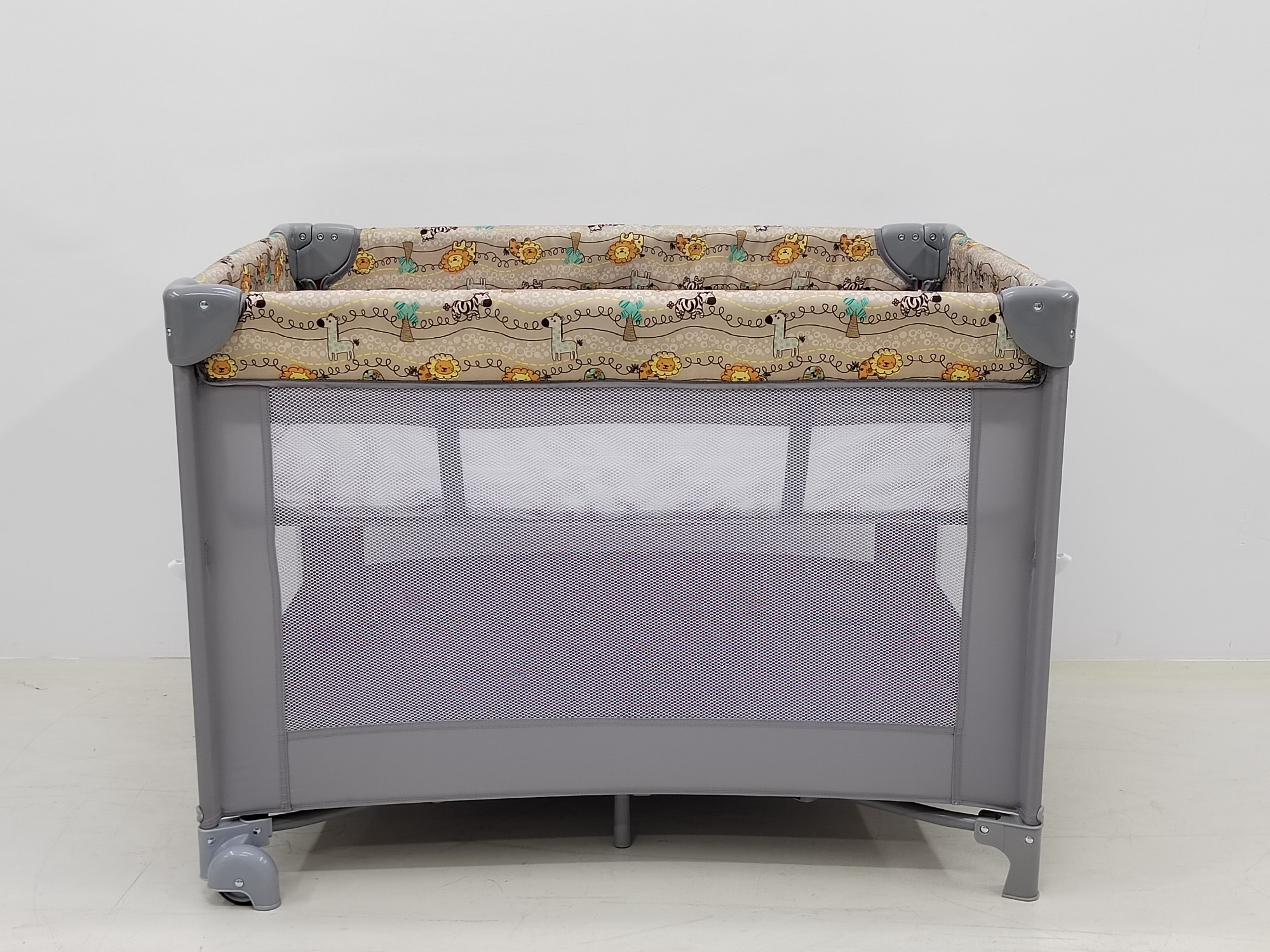 Manufacturer Foldable travel cot playpen baby beside sleeper next to me drop side cot for hospital bedroom use