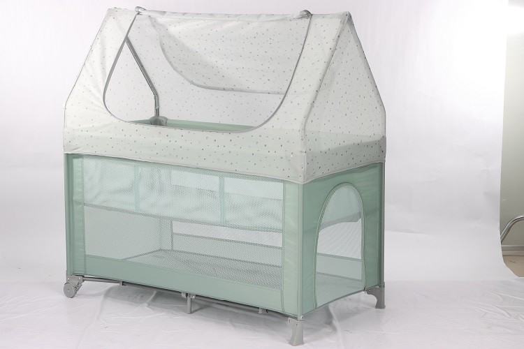 New Item Baby Travel Cot Baby Playpen Fashion Removable Baby Bed Crib with Dom Mosquito Net Multifunctional Set Bed for Bedroom