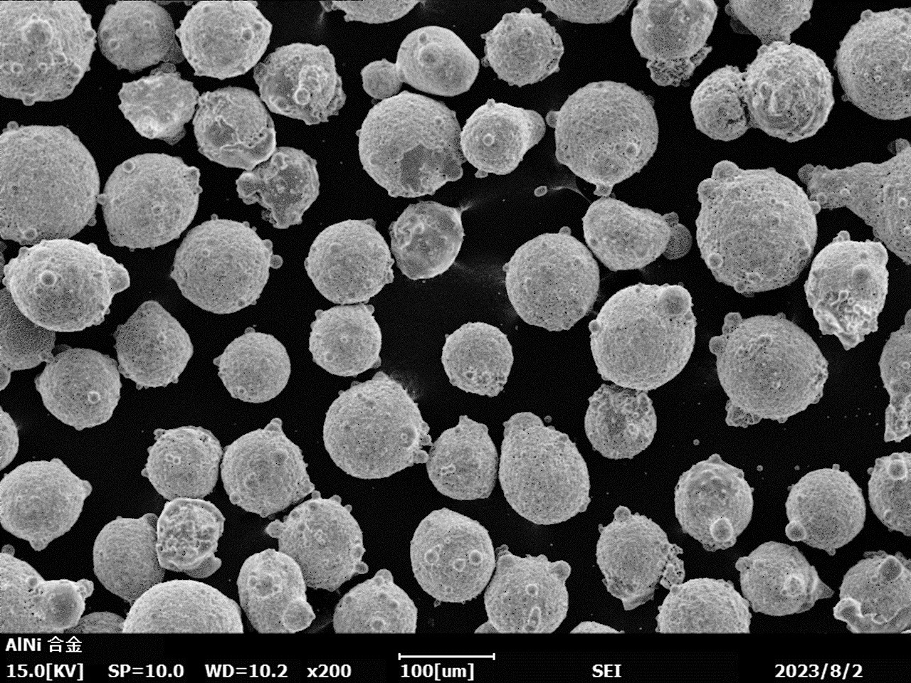 Atomized Spheroid AlNi Alloy Powder