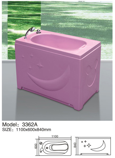 EUDOLA Kid Tub And Shower Combination