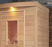 EUDOLA Retro Design Double Sauna Room