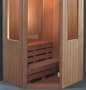 EUDOLA Modern Design Hemlock Sauna Rooms For 2 Persons