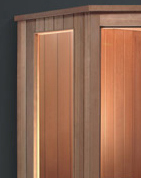 EUDOLA Modern Design Hemlock Sauna Rooms For 2 Persons
