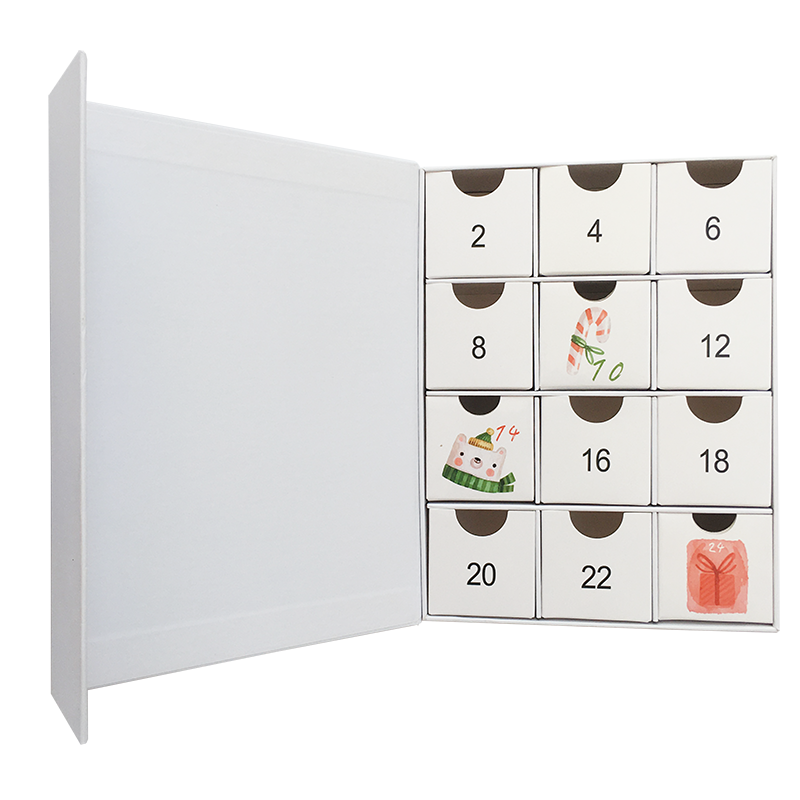 Custom Design Advent Calendar Box 12 Countdown Days