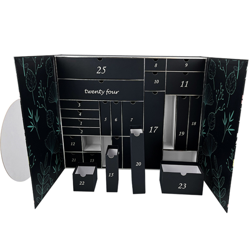 Empty Advent Calendar Christmas Box