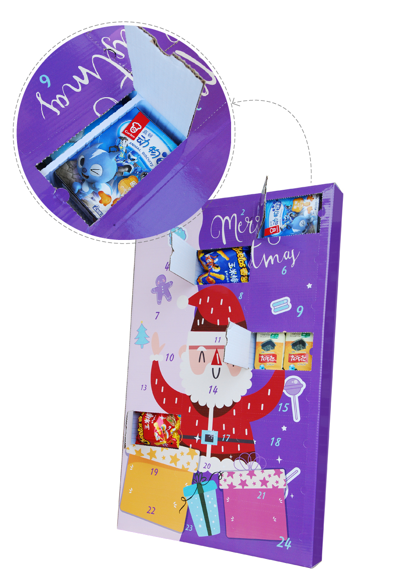 Supply Factory make any style of advent calendar boxes Wholesale