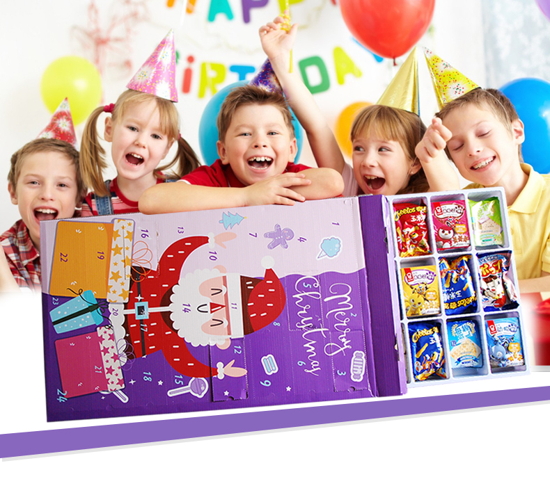 Factory make any style of advent calendar boxes