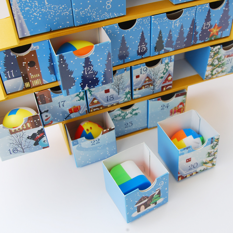 Tree Shaped Christmas Advent Calendar