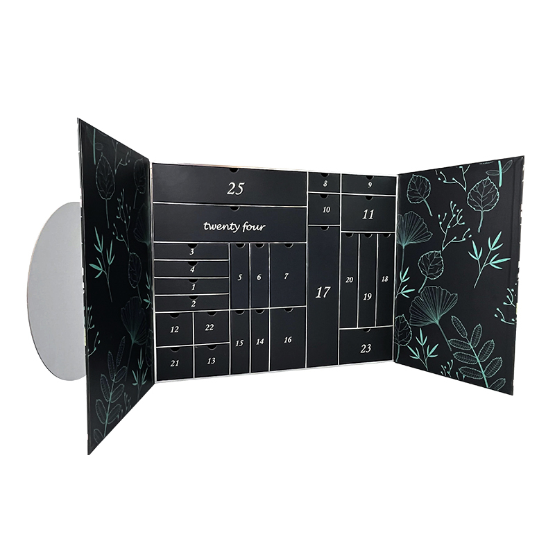 Cosmetic Advent Calendar Box With Custom Logo Printed Perfume Advent Calendar