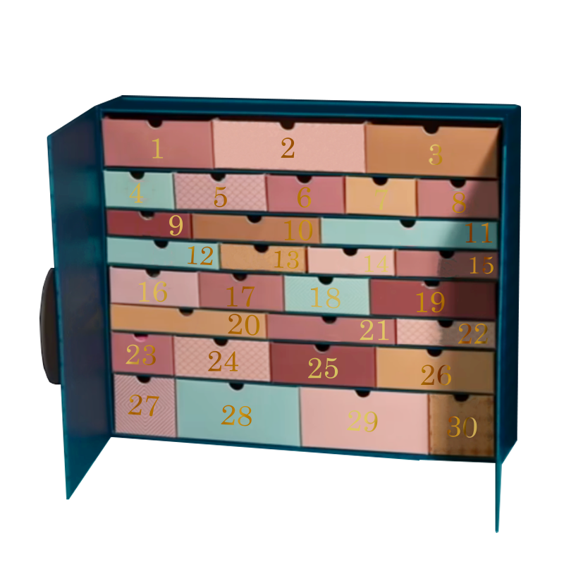 Calender Ramadan Cosmetic Beauty Gift Packaging Adult Advent Calender 30 Days