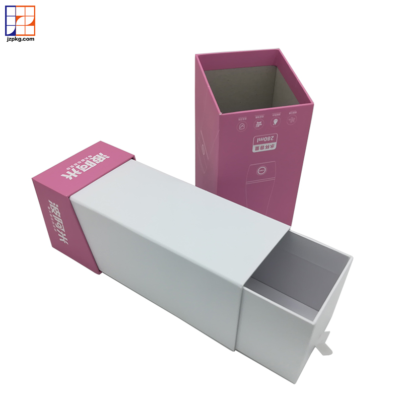 Custom creative design water bottles paper box packaging