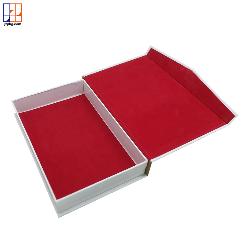 White box red velvet food packaging Arab sweets carton box