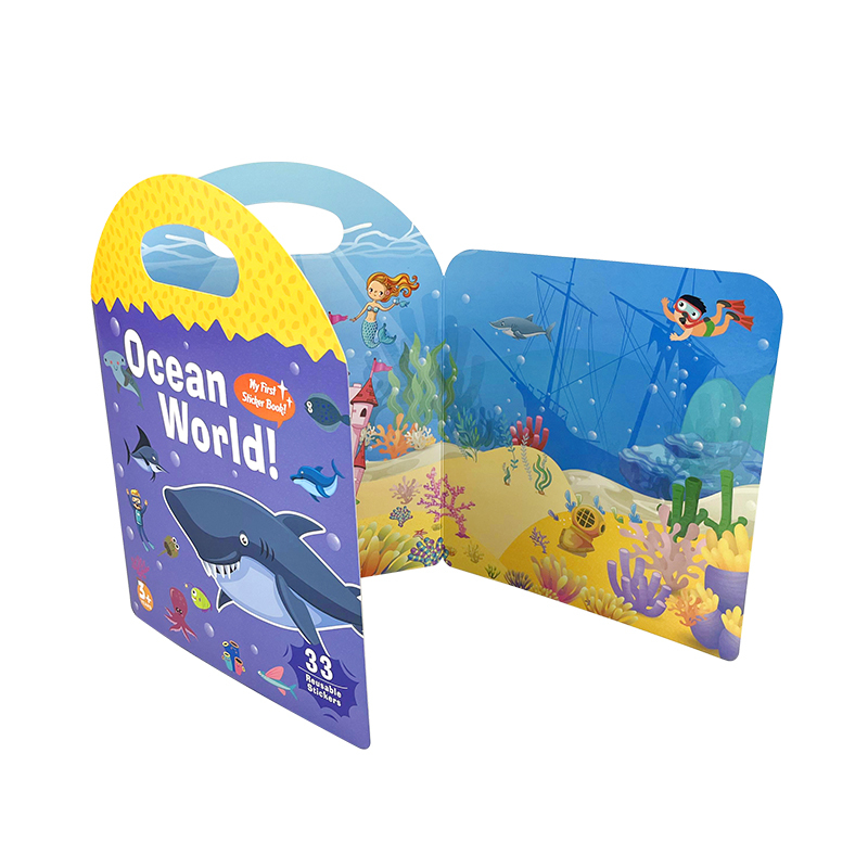 Sticker Book Sank Portable Jelly Quiet Book Kids Toys