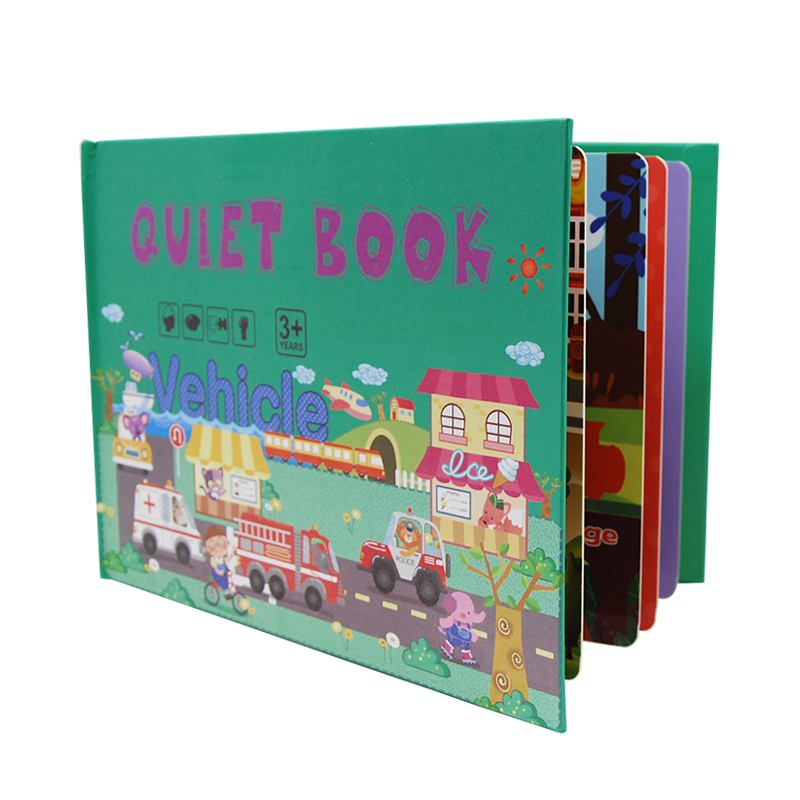 Felt Kids Vehicle Quiet Book Montessori Toys