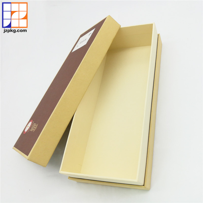 Custom brown kraft printed packaging box tea packaging paper box