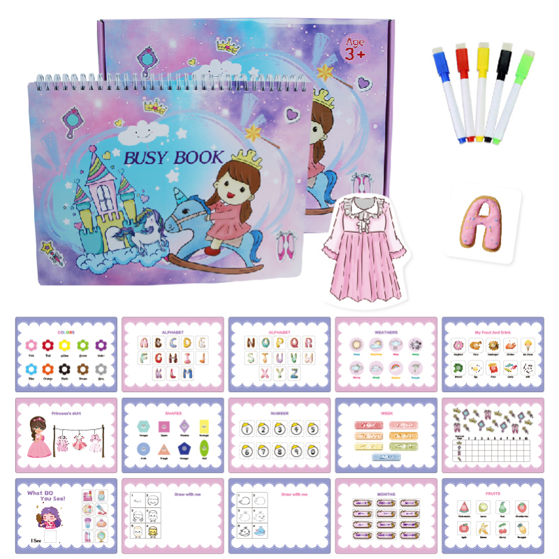 My Preschool Busy Book For Girls