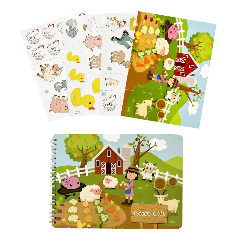 Toddler Early Education Toy Busy Game Quiet Book For Kid