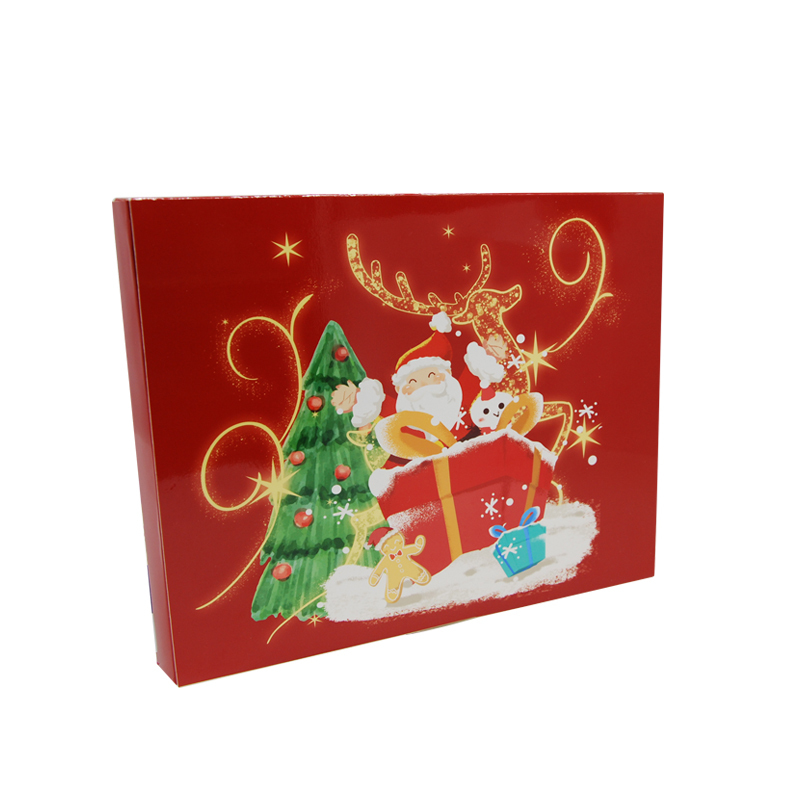 Custom 24 Windows Santa Advent Calendars Paper Box