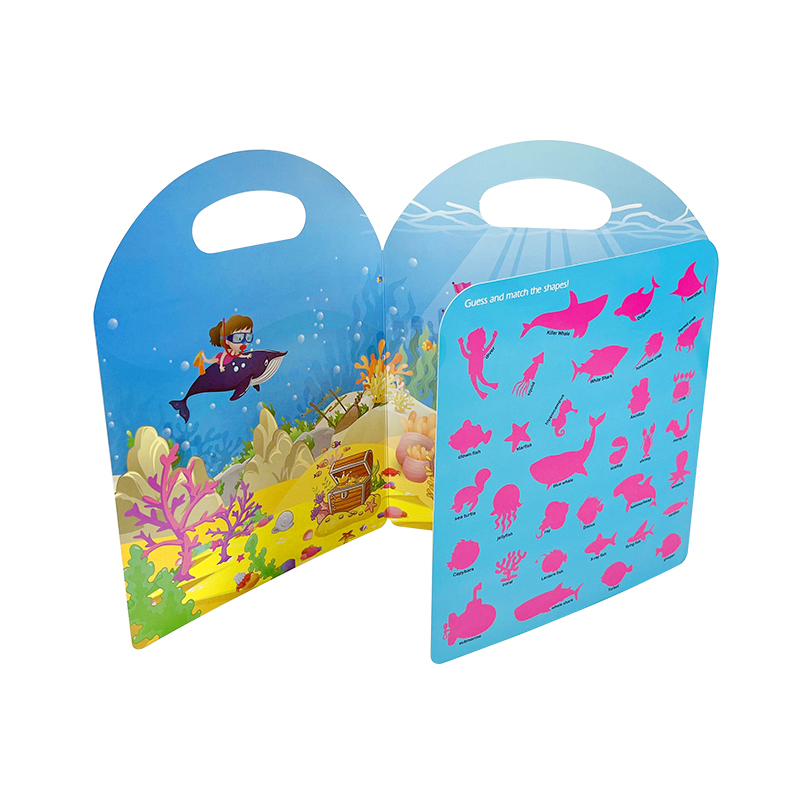 Cognitive Education Toy Jelly Stickers Book