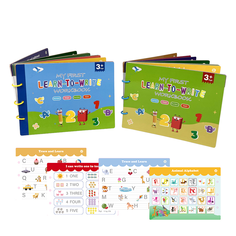Alphabet Number Practice Reusable Worksheets