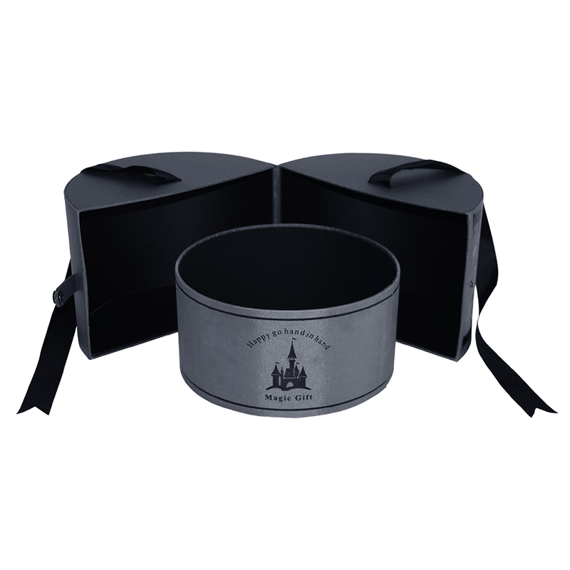 Black Round Flower Box Round Flower Box For Valentines