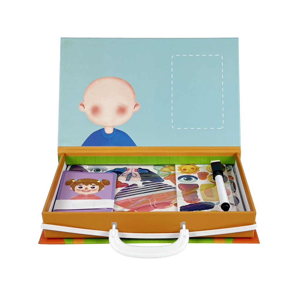 ArtCreativity Magnetic Face Toy - 2 Pack Magnetic Drawing Board For Kids - Create