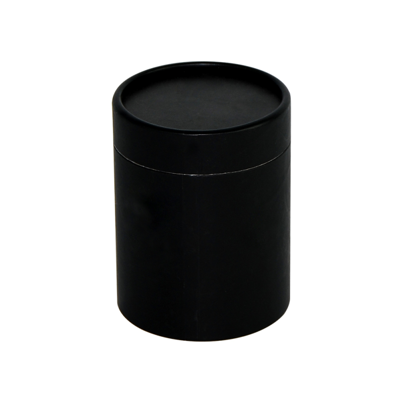 tube cylinder box black paper tube