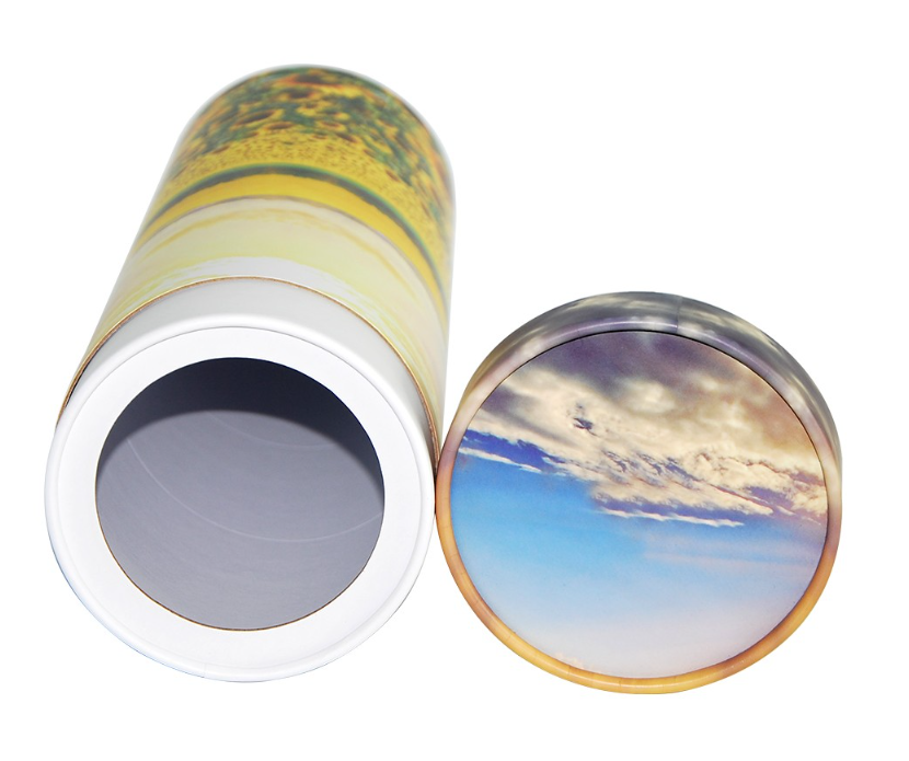 cardboard tube with lid