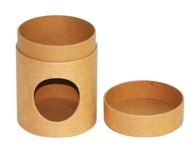 cardboard tube with lid