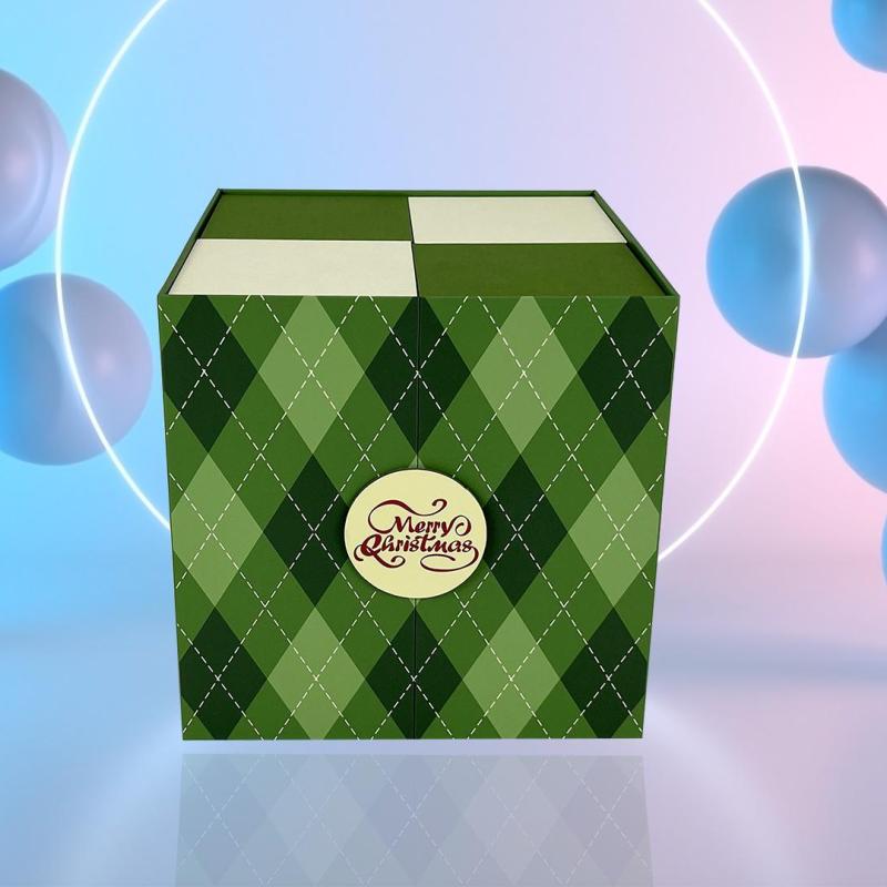 2024 Luxury Packaging Box Advent Calendar Box 8 Days