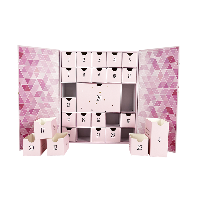 advent box with drawers