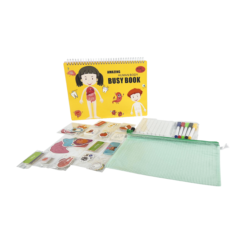 Factory custom printing kits full skill busy book body busy book