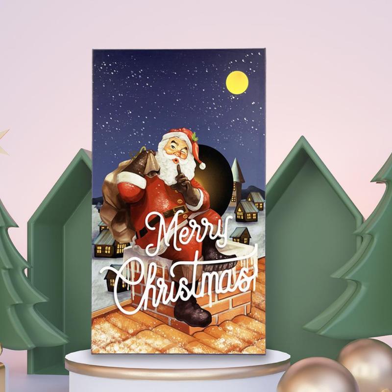 Custom 12 drawers packaging box advent calendar christmas calendar