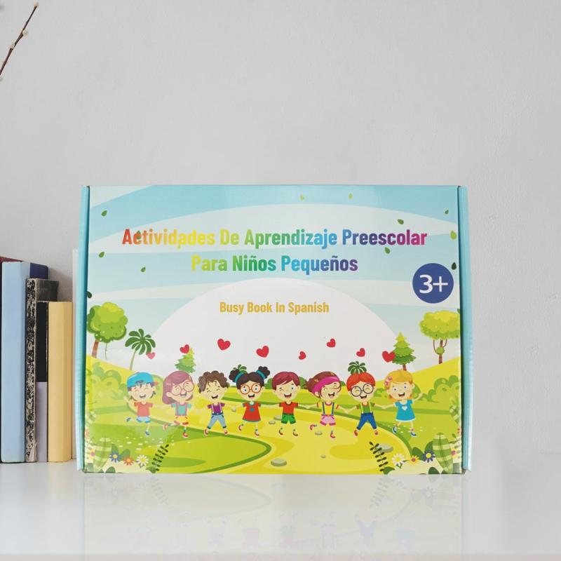 Custom Children First Learn to Write workbook busy book for kids Spanish quiet book