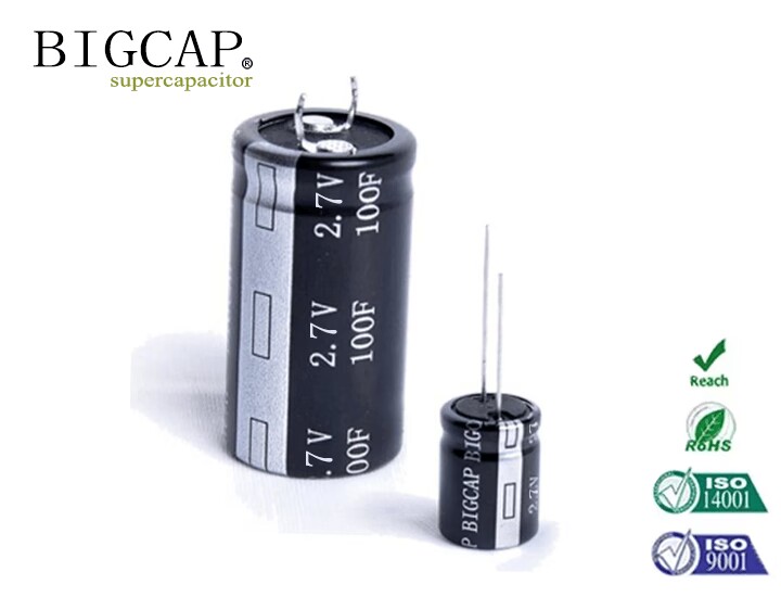 Supercondensadores cilíndricos de 2,8 V temperatura alta de 85 ℃