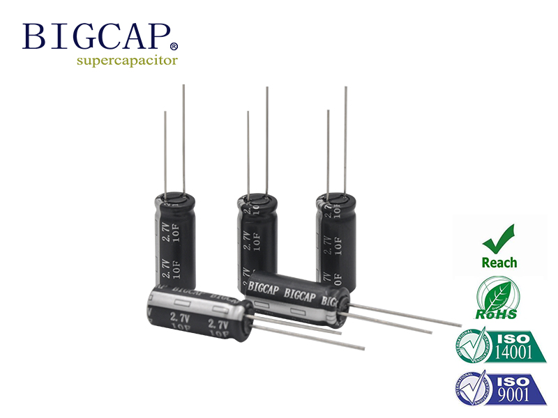 Caractéristiques des supercondensateurs à enroulement de 3,0 V