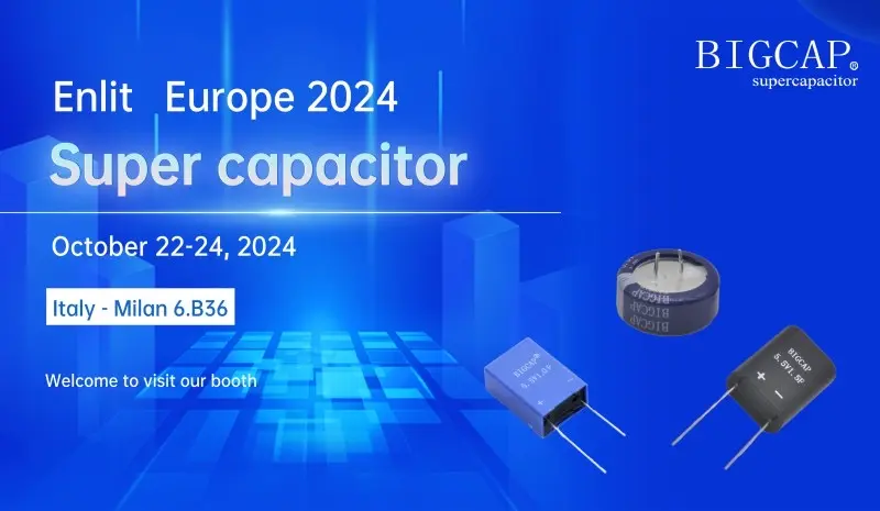 BIGCAP présentera des supercondensateurs de pointe à Enlit Europe 2024