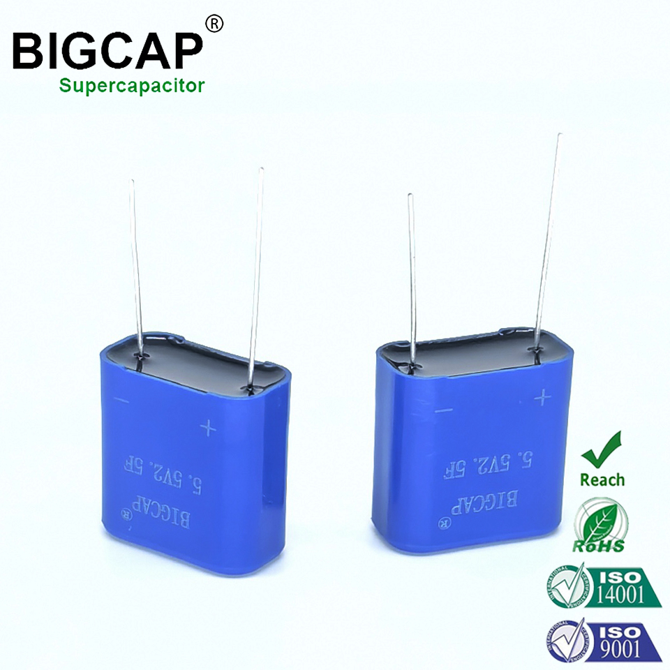 Supercondensador BIGCAP de respaldo de energía, antienvejecimiento y antihumedad, 5,5 V 2,5 F.