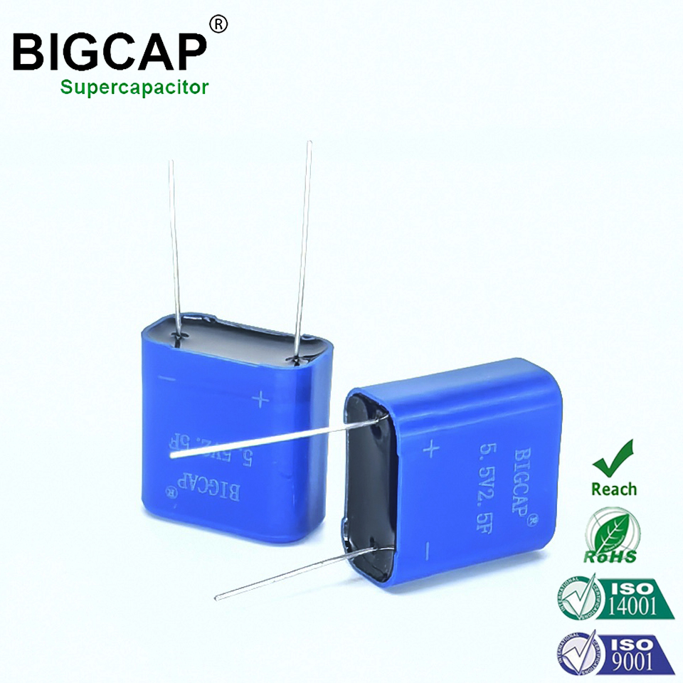 Последовательный суперконденсатор, высокопрочный, резервный источник энергии, устойчивый к старению и влаге, 5,5 В, 2,5 ф.