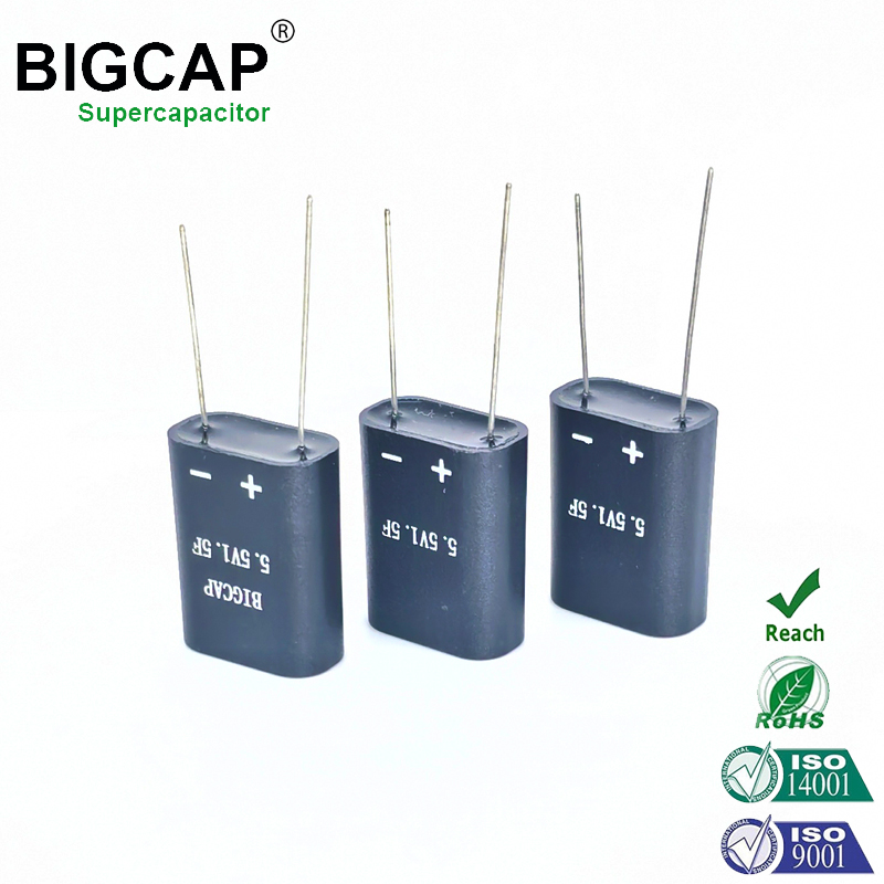 Supercondensador BIGCAP totalmente sellado, a prueba de humedad y anti-retorno, condensador de faradios de 5,5 V y 1,5 F.