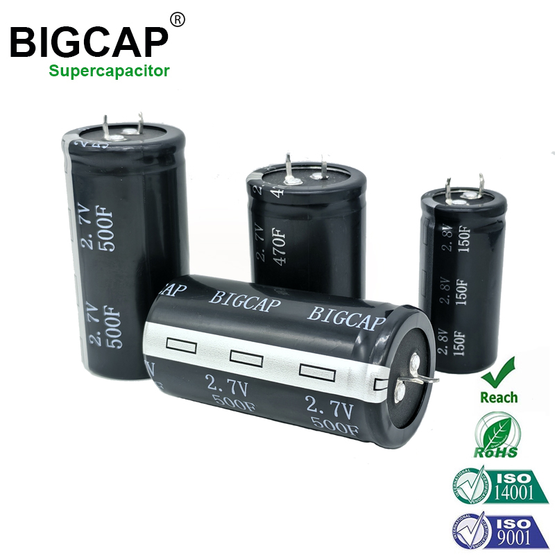 Large Capacitance Long Life 500f 2.7V BIGCAP Super Farad Capacitor for Smart Meters