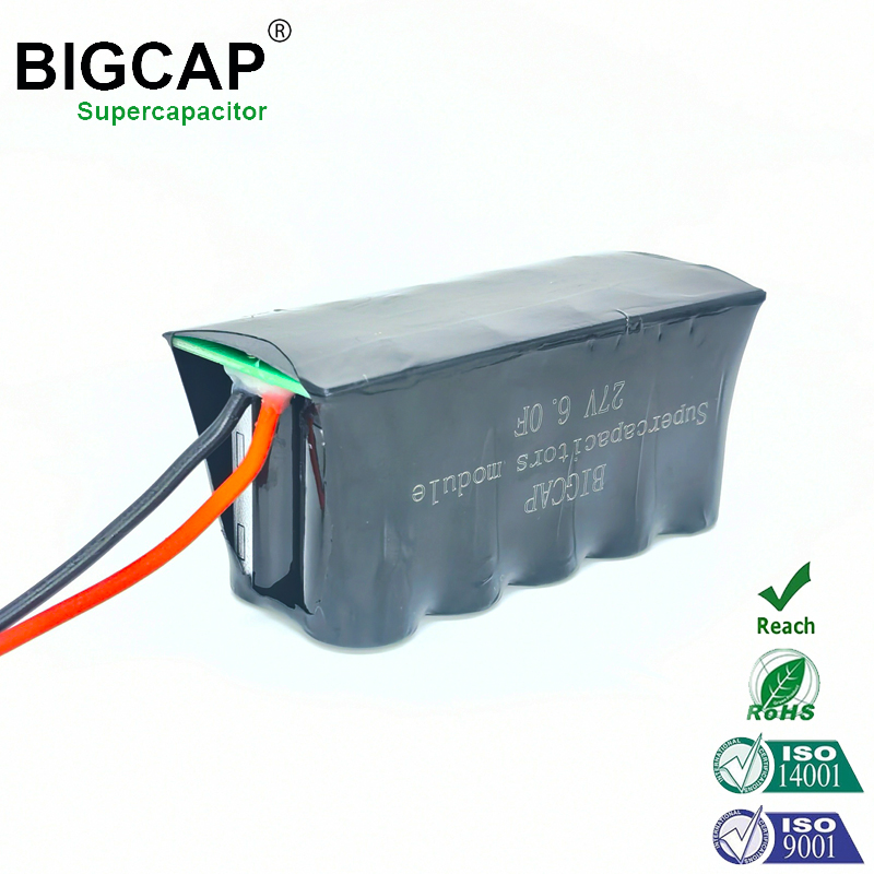 Módulo de supercondensador cilíndrico de alto voltaje BIGCAP de 15 V/27 V/63 V 6 f/28 f/50 f