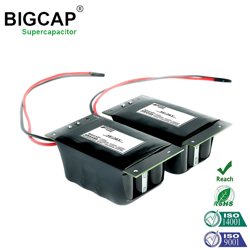 高出力直列円筒形15V/27V/63V 6f/28f/50f BIGCAPスーパーキャパシタモジュール