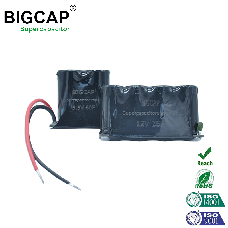 Módulo de supercondensador cilíndrico de alto voltaje BIGCAP de 15 V/27 V/63 V 6 f/28 f/50 f