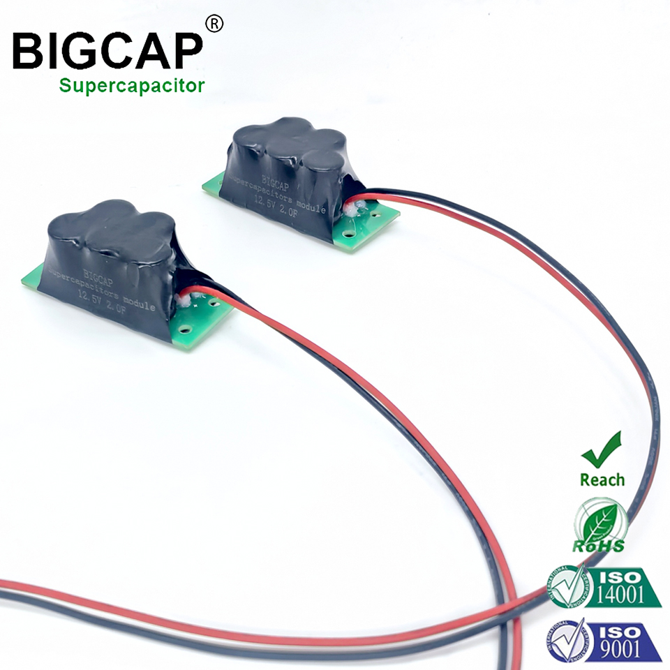 BIGCAP Long Life 12.5V 2.0F High Power Supercapacitor for Smart Meters