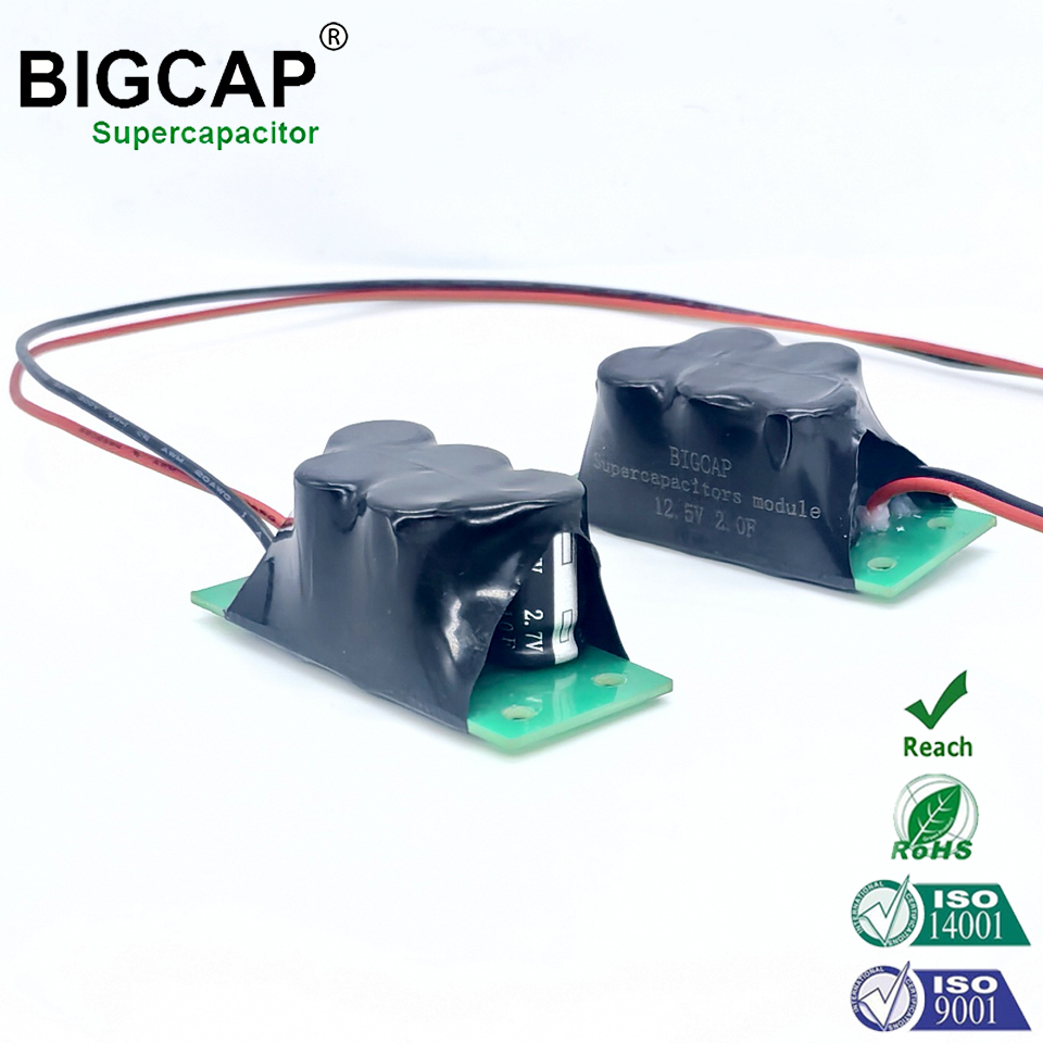 BIGCAP Long Life 12.5V 2.0F High Power Supercapacitor for Smart Meters